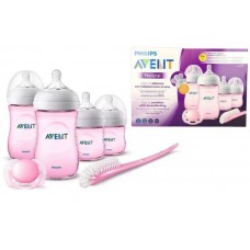 Avent Set Prime Poppate NATURAL Rosa SCD301/03